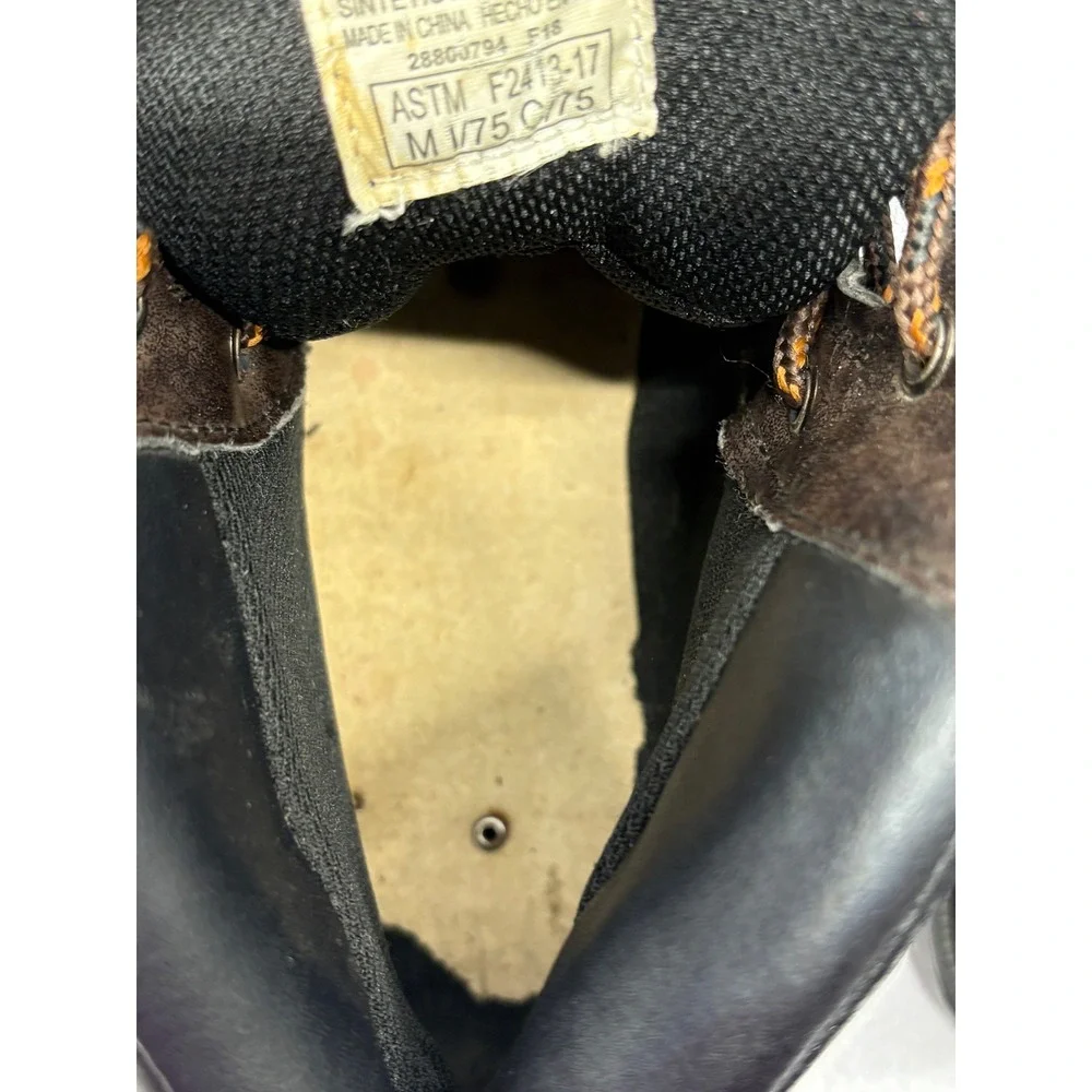 Brahma Mens Steel Toe Work Boots Brown ASTM F2413-17 MNBR0340100 Size 9
